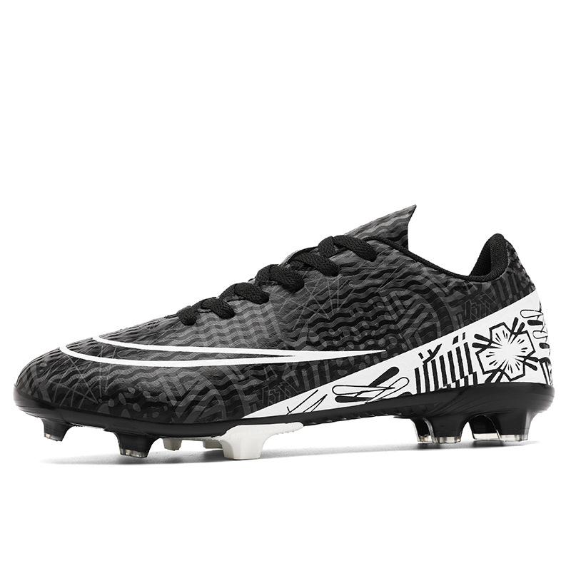 New Low-Top Football Shoes For Young Students Ag Spikes Outdoor Grass Actual Combat Professional Training Football Shoes