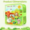 Montessori Busy Book for Toddler 1 to 3 Montessori Toy for 1 to 2 Year Old Boy Girl Birthday Present Educational Learning Book