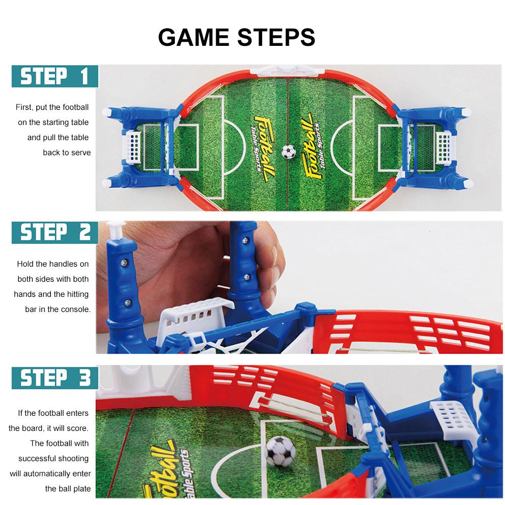 Tabletop Football Games Soccer Board Game Indoor Portable Sports Table Board for Kids and Family