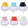 Kids Face Protection Hat Children Detachable Transparent Face Protection