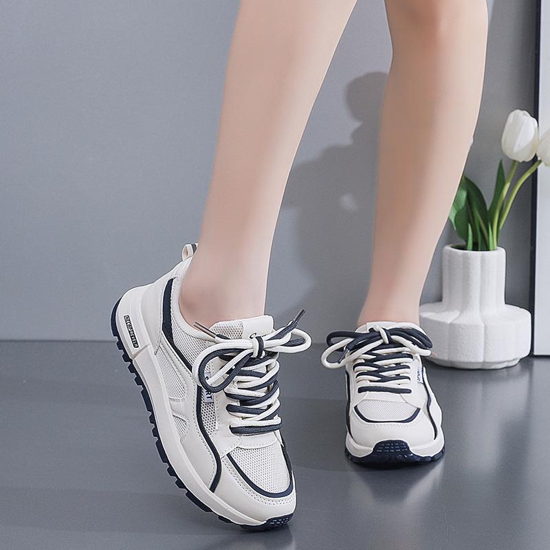 2025 Popular Autumn Lightweight Soft-soled Casual Shoes Outdoor Running Sports Shoes Student Mesh Breathable Women's Shoes