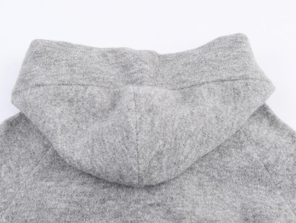 Autumn 2025 European Women's Bow Hooded Knitwear 595