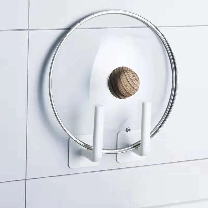 2-Pack L-Shaped No-Drill, Invisible Hooks | Multi-Purpose Strong Adhesive Hooks | Kitchen Dish Towel Hooks for the Lazy