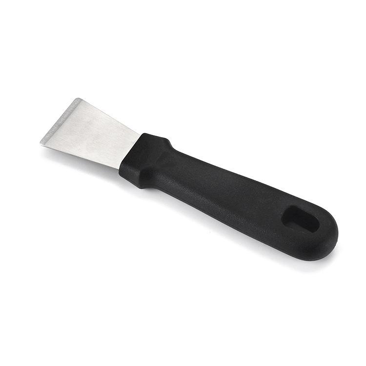 Thickened stainless steel kitchen spatula, multi-functional decontamination range hood pot bottom black dirt cleaning artifact