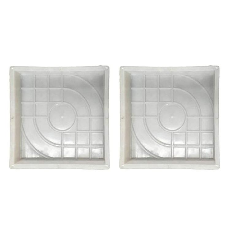 

2PCS Connectable Plastic Block Frame For Making Custom Garden Footpath Parts Simply And Quickly 1
