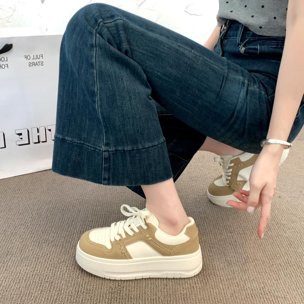 Shoes Women's Spring 2025 New Versatile Explosive Little White Shoes Couple Student Board Shoes