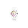 Casio Chipkashi Digital Watch White Pink Yellow 50m Water Resistant Women's Casual Timepiece
