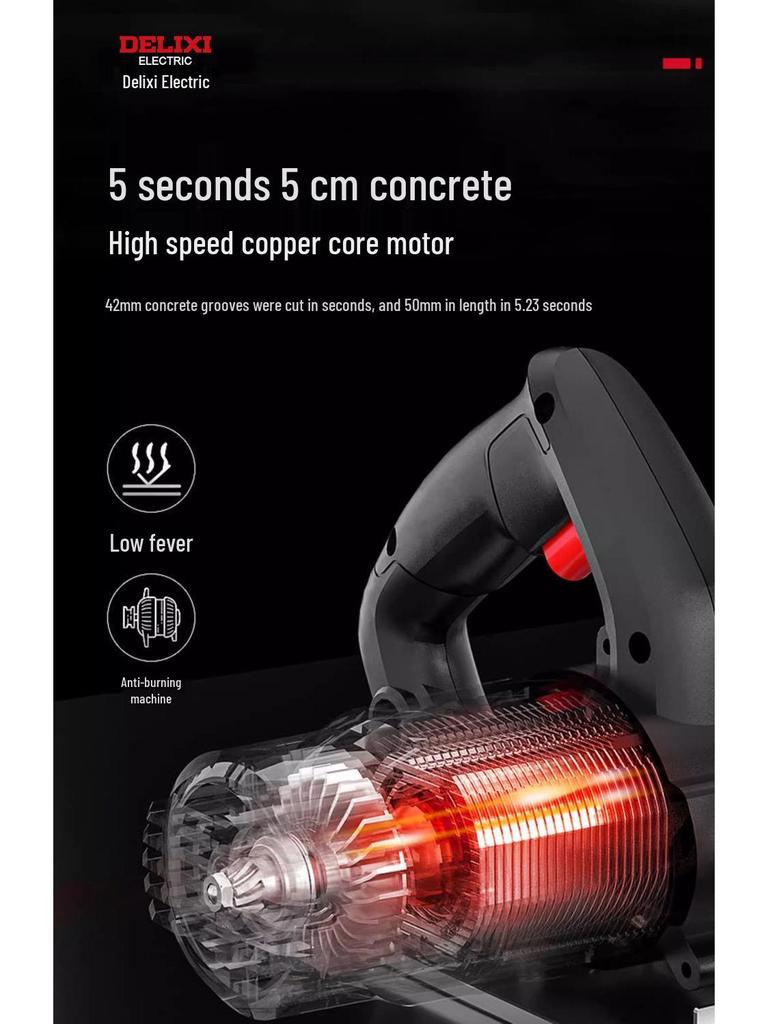 High-Power Multifunctional Handheld Electric Saw for Marble, Wood, Tile, Stone, Metal.