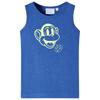 Children's Sleeveless T-shirt, Blue Heather, 128