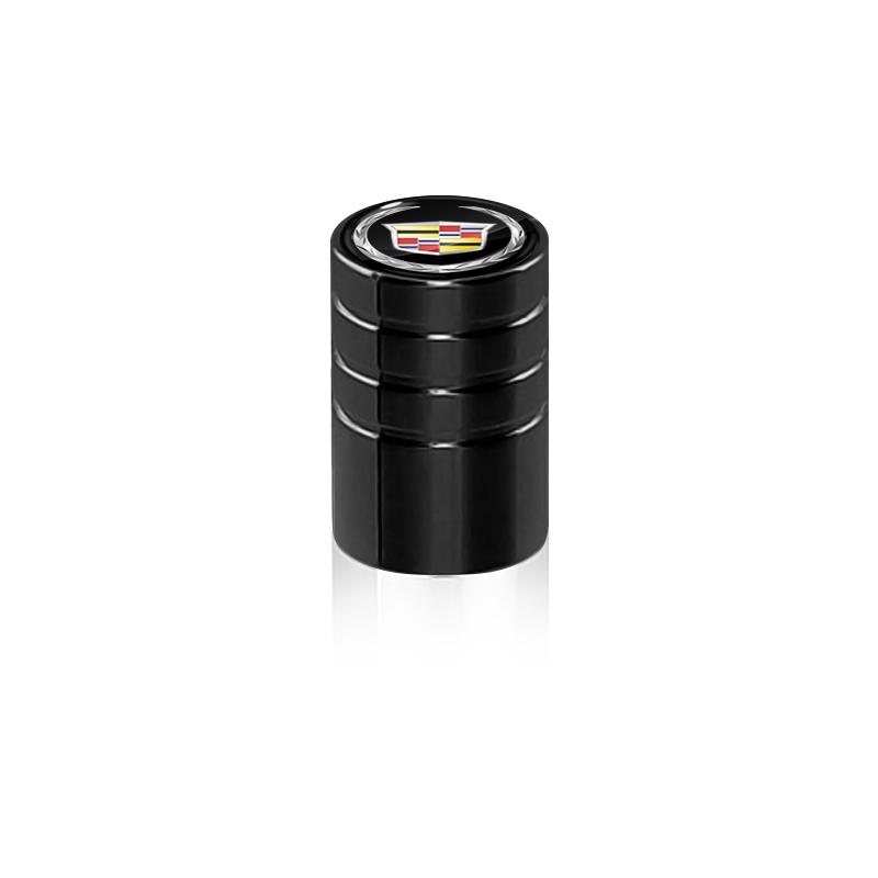 4Pcs Metal Car Wheel Tire Valve Core Cap Car Styling For Cadillac Escalade Tiburon Deville Seville XT5 XTS CTS BLS SLS DTS SRX Metal