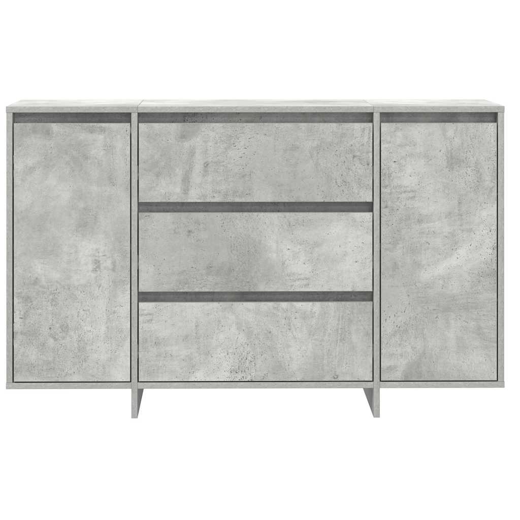 Sideboard Concrete Grey 120 x 41 x 75 cm Particleboard