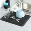 Dish Drying Mat Kitchen Rack Drainer Pots and Cups