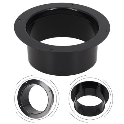 High Quality Home Improvement Duct Connector Duct Pipe Connector Black Ducting Exhaust ABS Odorless Pipe Straight