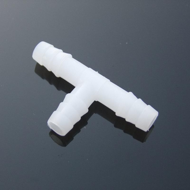 Threaded T-shaped Silicone Tube Connector 4-12mm Air Fittings