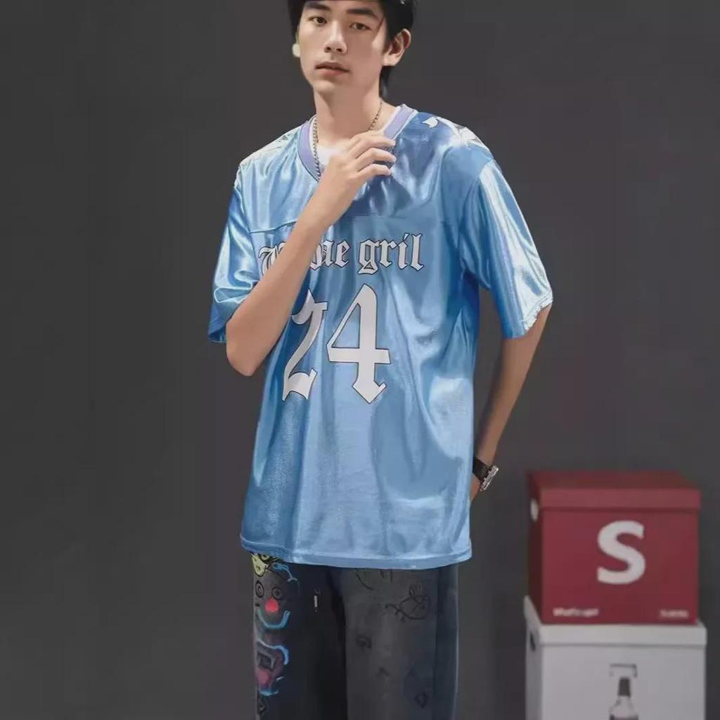 Men's Korean Style Trendy Loose-Fit Summer T-Shirt