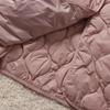 2024 Women's Fashion Loose-Fit Diamond Quilted Down Jacket - Lightweight, Warm, Round Neck, Short Coat