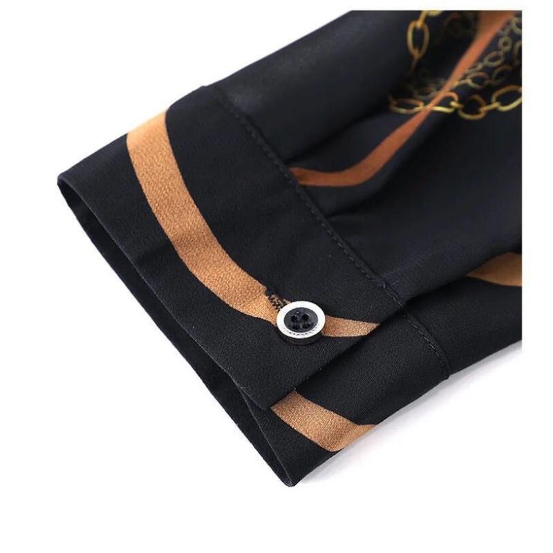 Summer Chiffon Mid-sleeve Top New Style Fashionable Women's Shirt Thin Section