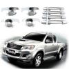 2005 2008 2009 2010 2012 For Toyota Hilux Vigo New Car ABS Chrome Accessories Plated Door Handle Bowl Cover Trim Paste Style
