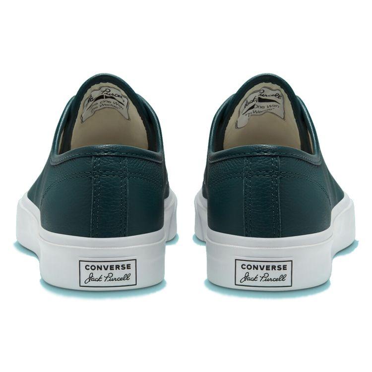 Converse Jack Purcell Comfortable Low-Top Canvas Shoes Unisex Sneakers Dark-Green 166726C
