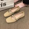 Soft-soled One-pedal Mary Jane Shoes 2025 Summer New Shallow-mouth Flat-soled French Single Shoes, Pregnant Women's Evening Breeze with Skirts
