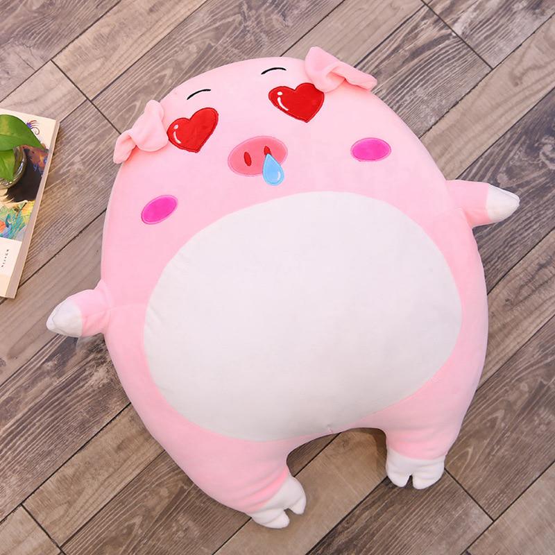 30cm Cute Expression Pig Plush Toys Doll Stuffed Cartoon Animal Piggy Pillows Baby Sleeping Dolls