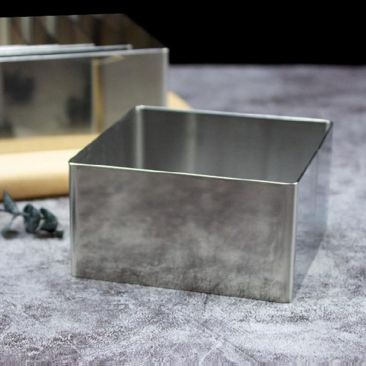 Cake Molds Rings Square Mousse Mold Stainless Steels Cake Rings  Square Cake Mold Bakewares for Home Baking Tool