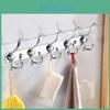Modern Minimalist Wall Mount Heavy Duty Coat Hook With 5 Hooks For Bathroom And Hotel Doors