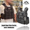 TAILOR JAPAN Rapid Edge Plate Tactical Vest for MOLLE System Quick with 3 Magazine 1000D Nylon One Carrier, Airsoft, Compatible, Release, Pouches,