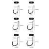 Cârlige de Pescuit cu Ochet Cârlig Circular Jighead Cu Barbă Oțel Carbon Ridicat Pentru Pescuit la Crap Articole Materiale Accesorii Pesca