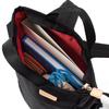 Heart Made Factory FY-0950 Tote Backpack, Unisex, A4 Size, Cordura Poly, Lisse Style Series (Black)