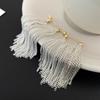 Waterfall Tassel Earrings Lightweight Dangle Design with Multiple Layered Strands for Women and Girls Suitable for Daily Wear and Special Occasions