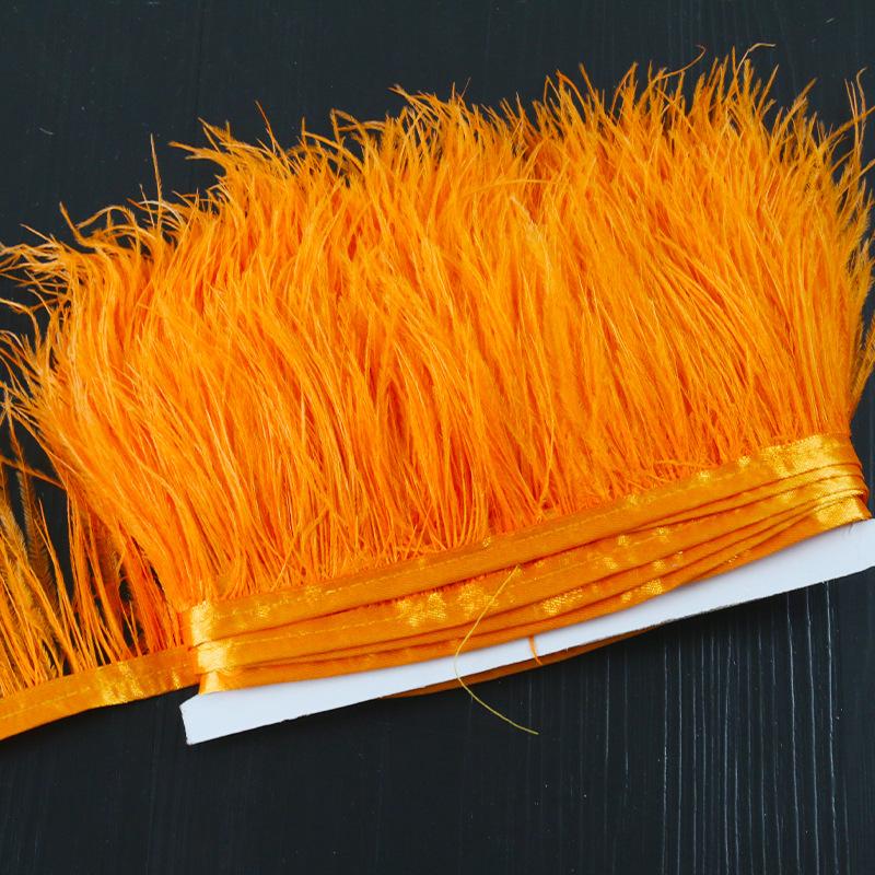8-10 Ostrich Feather Diy Handmade Jewelry Accessories Crafts Decorative Clothing Skirt Cuffs