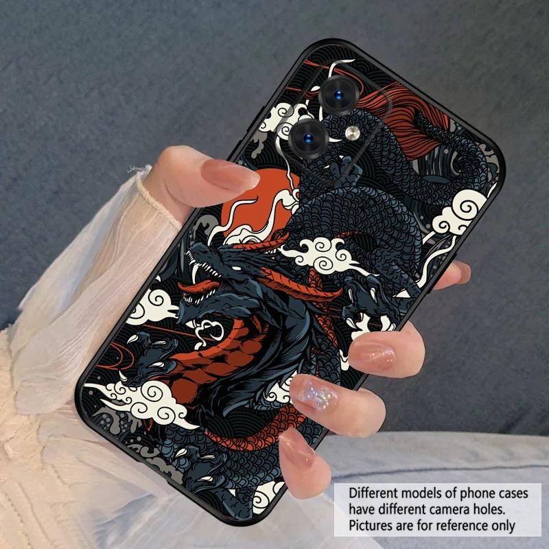 Sea White Dragon For Motorola Moto G 04 05 14 15 24 34 35 54 55 75 84 85 Edge 40 50 Fusion 60 Fusion silicone soft phone case