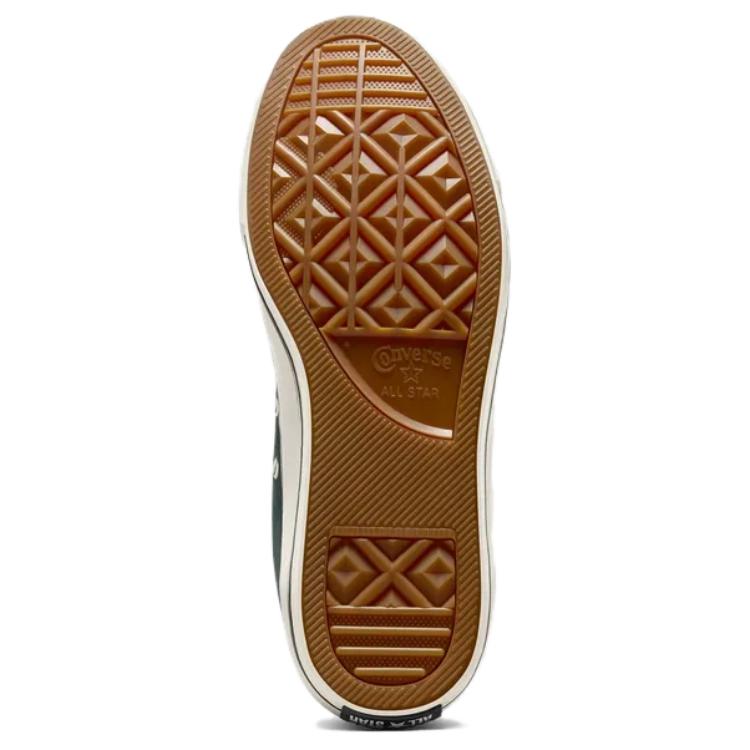 Converse All Star Szerokie Wygodne Wszechstronne Niskie Antypoślizgowe Trwałe Wysokie Buty Skate Unisex Sneakersy Zielone A12779C