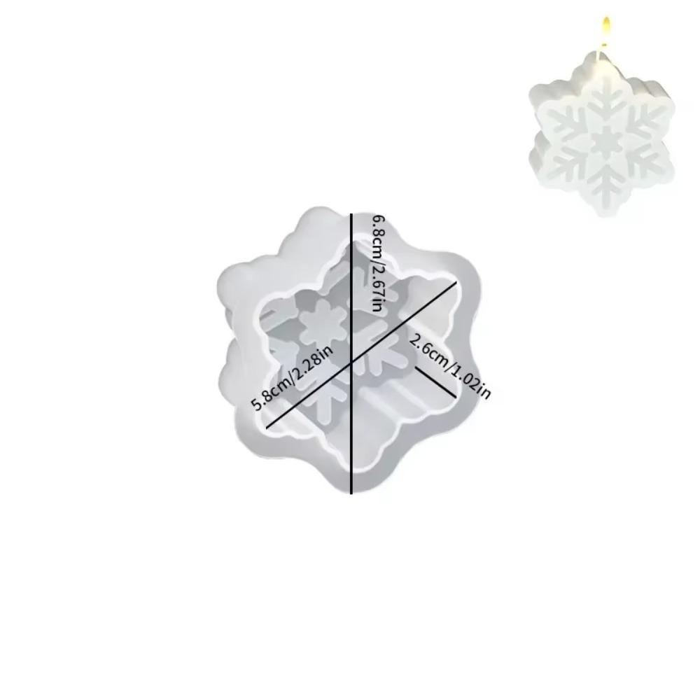 Christmas Tree Silicone Candle Mold Elk Soap Plaster Making Tool Gingerbread Man Mold for Candle Making DIY Gift