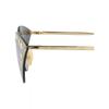 Gucci Cat Eye Frame Metal Sunglasses Gold Gold Silver