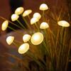 Solar Garden Lights Dual Mode Led Solar Mushroom Lights Waterproof Decor Yard Patio Pathway Jellyfish for Garden Ambiance