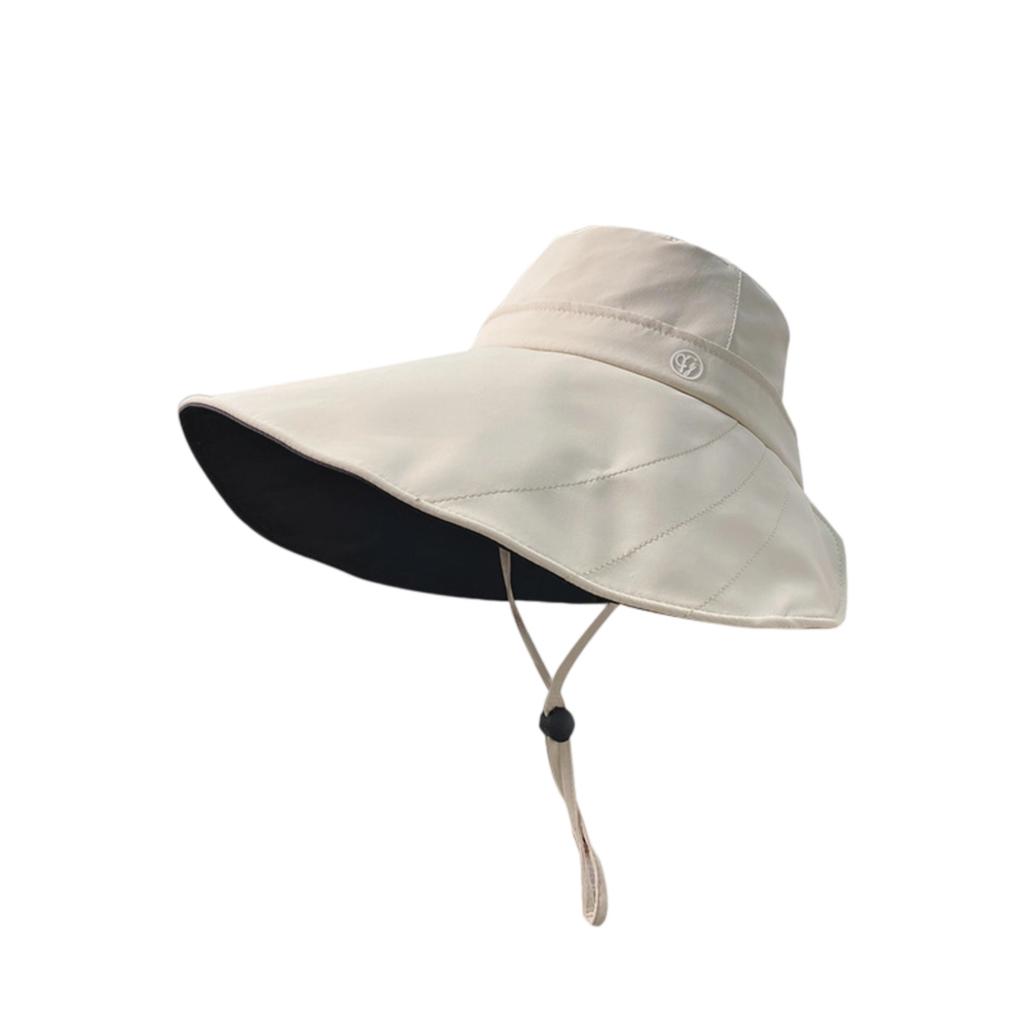 Women UV Protection Sun Caps Outdoor Large Brim Fisherman Hat Casual Hiking Travel Holiday Sun Hats Bucket Hats