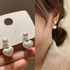 New Fashion Love Heart Pearl Earrings for Women Sweet Elegant Temperament Drop Earring Trend Jewelry Accessories