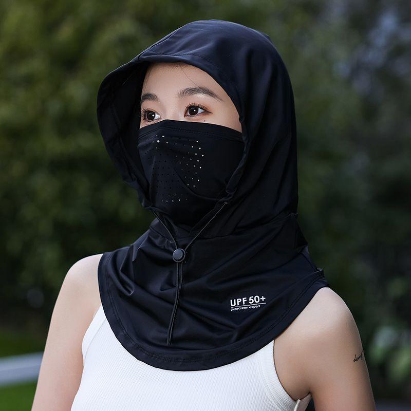 

Велоспорт Женский Летний Головной Убор из Ледяного Шелка Солнцезащитная Маска