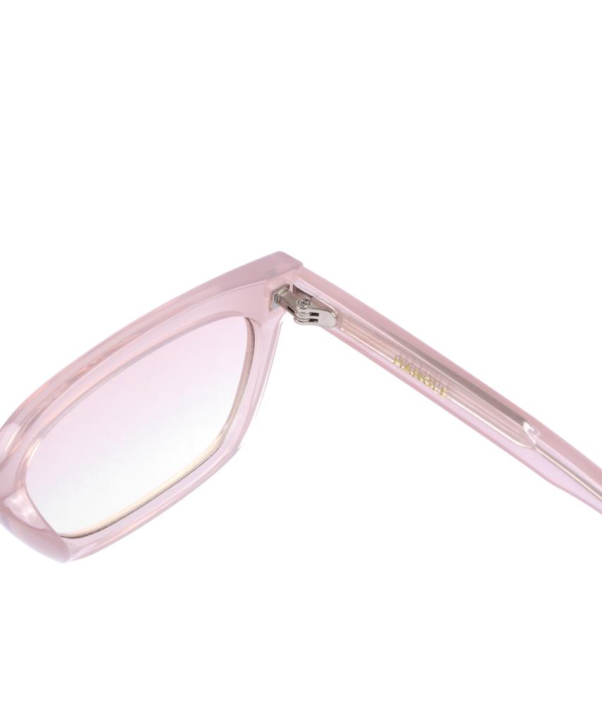 Hangeul Geek Chic Edge Sunglasses Pink