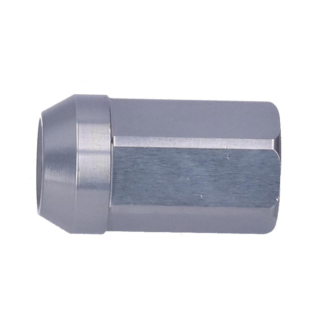 20pcs Wheel Lug Nuts M12x1.5 Thread 1.3in Height 7075 T6 Aluminum Locking Lug NutsTitanium Color