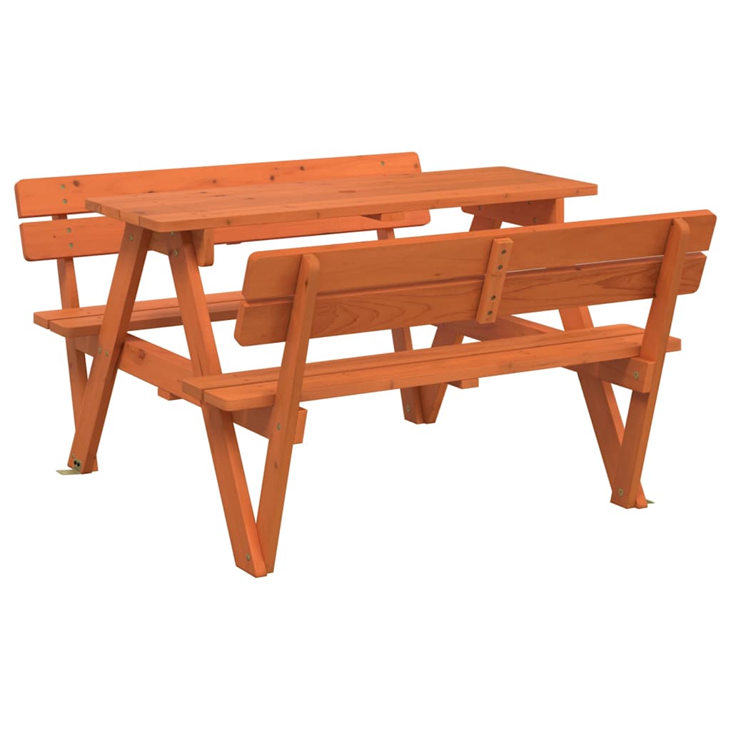 Vidaxl Picknicktafel Voor 4 Kinderen, Met Gat Voor Parasol, Spar