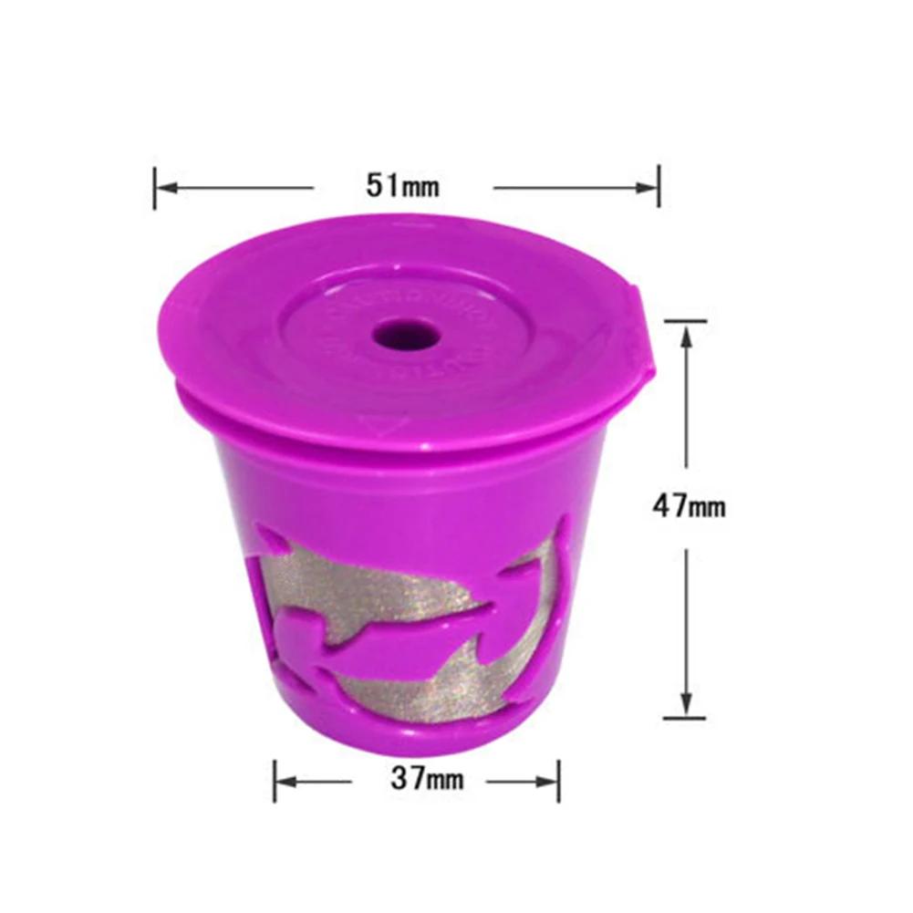 Coffee Capsule Filters Reusable Refillable Coffee Filter Maker Pod for KEURIG 2.0 Series Gusto Capsules Dolce Gusto Refill