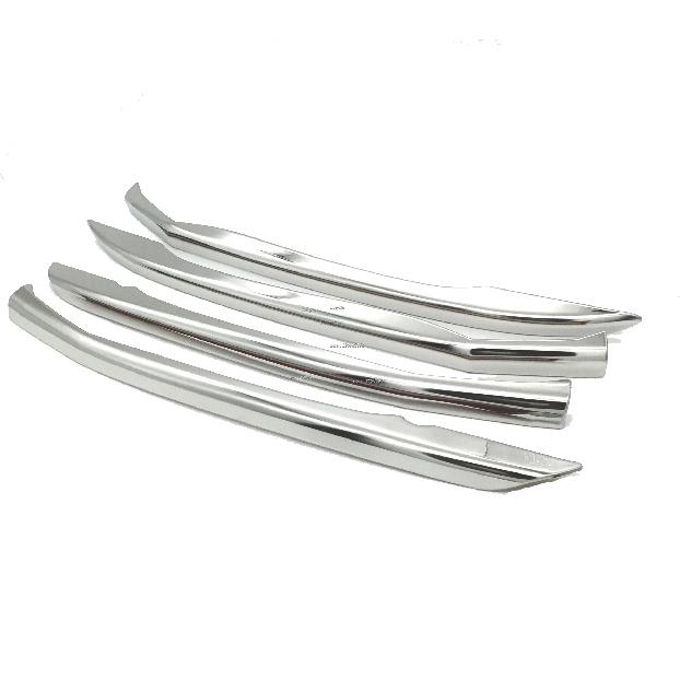For Toyota Harrier Venza  -2024 Car Front Bumper Corner Cover Trim anti-rub Lip Molding Cover Fram Styling Accessories