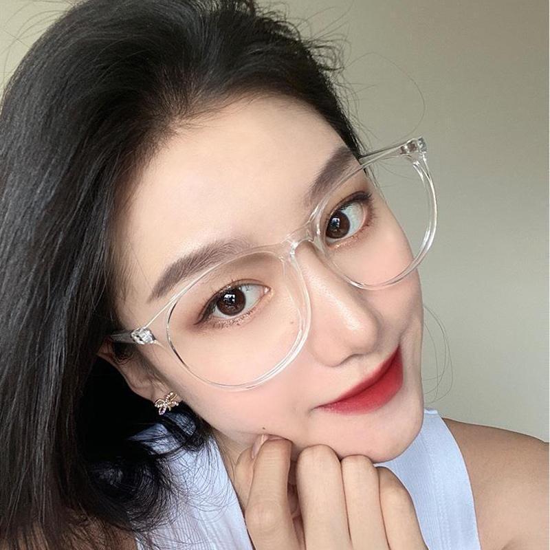 1PC  simple anti-blue light glasses ladies sunglasses ultra light multi-color gift