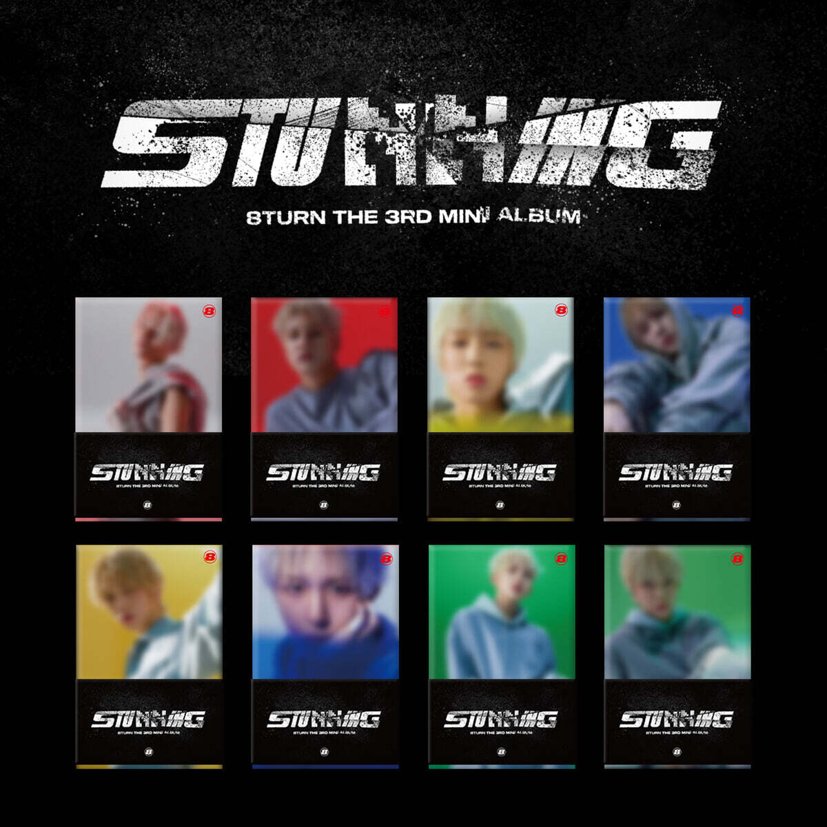 

8TURN - 3rd Mini Album: STUNNING [POCA VER.][8 Kinds SET]