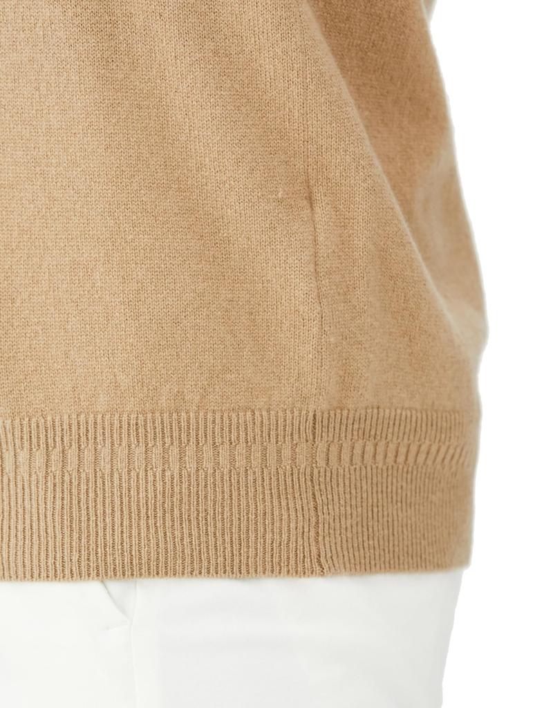 knit vest brand Golf 5 [Master Bunny] Men's V-neck (cashmere logo) / / 758-3273901 040_Beige [L]