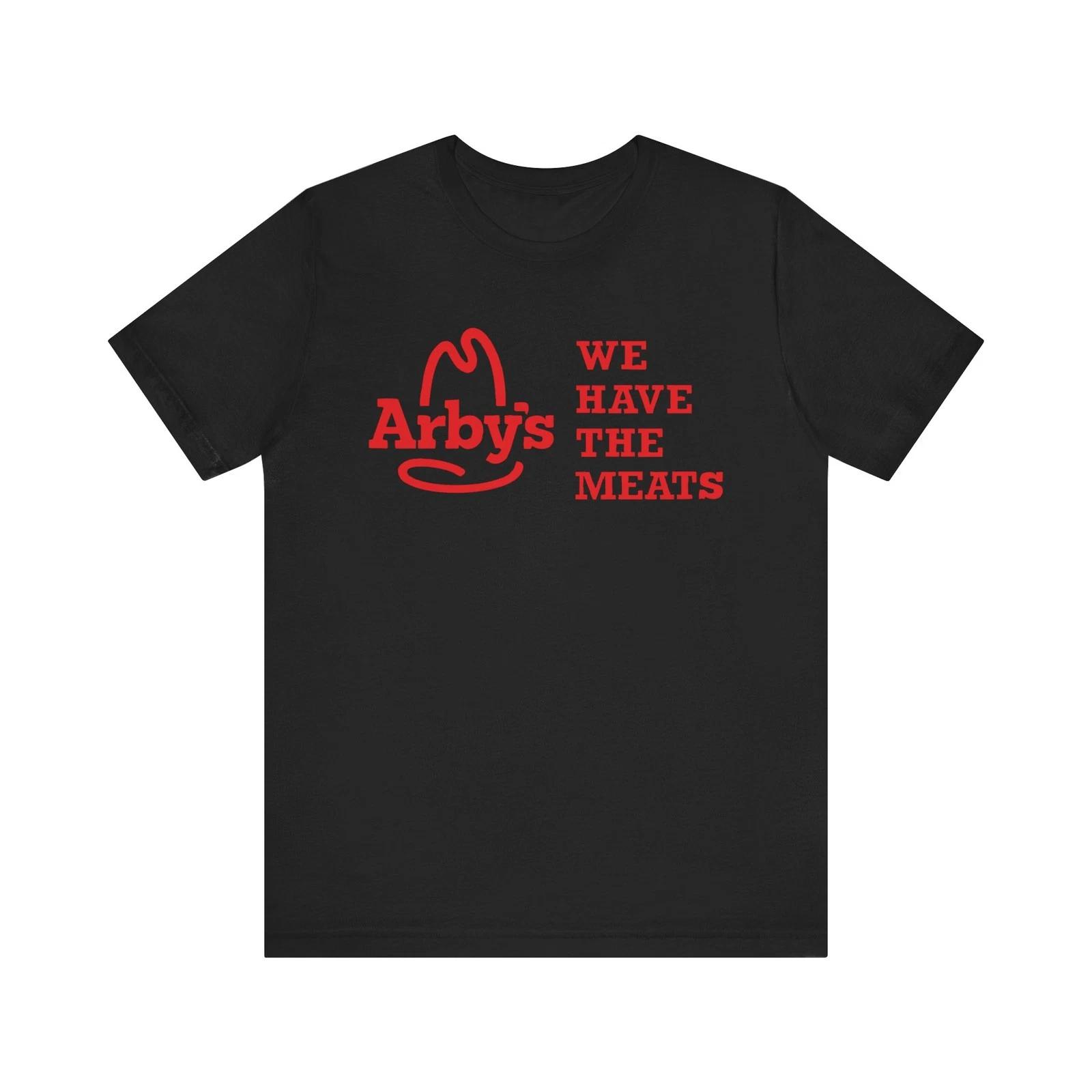 Men s and Women s T-shirts Arby’ Vintage Retro Logo Graphic Fast Food XXXL