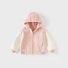 DAVE & BELLA Kids Colorblock Hooded Sweatshirt Jacket